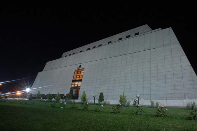 Regional Museum of Zahedan in the night